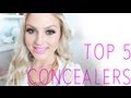 Top 5 ♡ Concealers! Under Eye, Dark Circles, Zit 'Cover Up'
