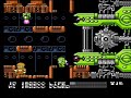 part 9 of bucky o'hare for the nes. let's finish off this two-bit tanker! commentary: 0:01 - we get right into the rotating rooms. this can be a little tricky to wrap one's head around. just remember that when it spins, you spin with it, and that whenever something exits to the right, on the next spin it will be pointed down (and drop you into the pit if you're in line with it). there's 4 of these, and the first is easy. 0:23 - hop in here, wait until it spins, then run right. 0:35 - a tricky one. get in here, let it rotate twice, then before it spins, leap up above the lane that's about to point down. it should spin to give you a floor and a clear path out. 1:00 - don't be tempted to make a run for it out as i almost do (and barely save myself). you can just wait for it to spin around again. 1:09 - these guys again? the snake patterns aren't too tough, but the enemies hopping around are a pain. 1:49 woah! forgot that one doubled back. just a note, bucky probably can do this easier, but i like deadeye. 2:41 - boss time, with new boss music. and...i completely forget how to beat it. remember, i did this run in one go after not having played for a while, so things like this sometimes happen. i finally remember, but i've taken too much damage, so i suicide. 3:14 - take 2! first off, use willy to blow apart those missile shooters. they'll be replaced by laser shooters, but don't worry for now. 3:26 - once you get rid of the missiles, this spot is safe. use jenny to wreck this  ... 