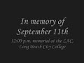 LBCC Sept. 11 Memorial 9/11/07