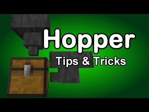 how to use a minecraft hopper