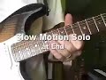 bb king slow motion solo   guitar lesson