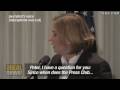 Israeli FM confronted by Press Club journalists