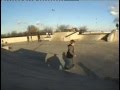 Little Alex M.K skateboarding