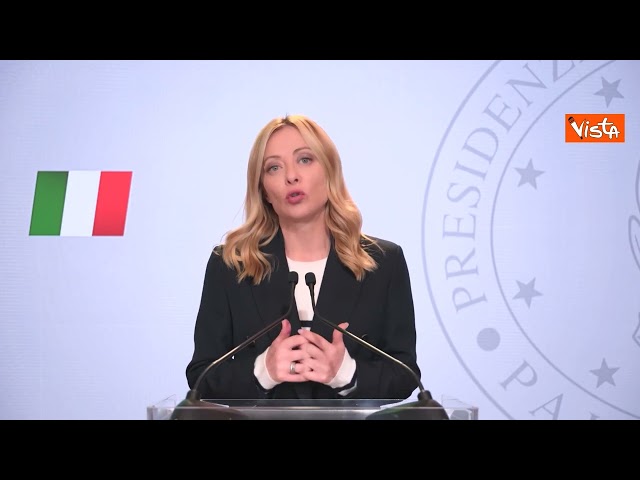 Meloni: Lavoriamo a soluzioni concrete sul costo dell'energia