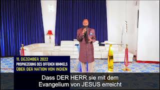 Die Erfüllung der Prophezeiung des Regens in Indien