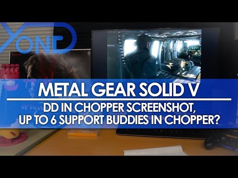 Metal Gear Solid V - DD in Chopper Screenshot, Up to 6 Support Buddies in Chopper?