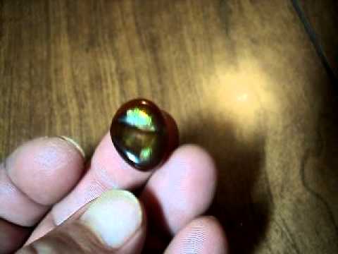 Mexican Fire Agate pin fire.AVI