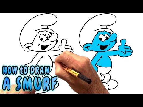 video-linktoworks-How to Draw a Smurf (NARRATED)