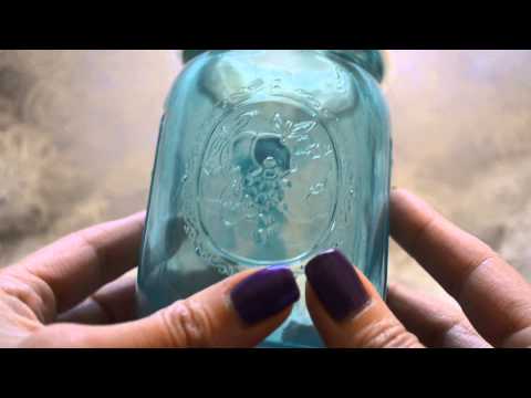how to paint the inside of a mason jar