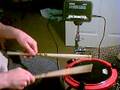 Jorin 1040 single strokes on Drumometer