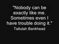 Tallulah Bankhead Tribute