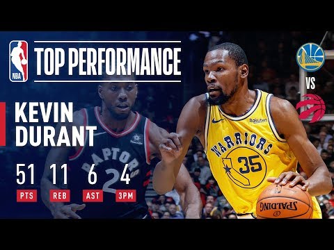 Video: Kevin Durant Drops A SCORCHING 51 Points In Toronto | November 29, 2018