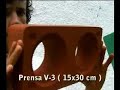 PRENSA TIJOLO ECOLOGICO  SOLO CIMENTO VIMAQ