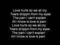 Love hurts lyrics