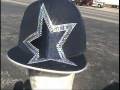 Dallas Cowboys Reebok Fitted w/ Swarovski Crystal & Light Sapphire