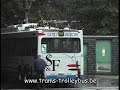 Trolleybus from Solingen-Line 683 Burg turntable