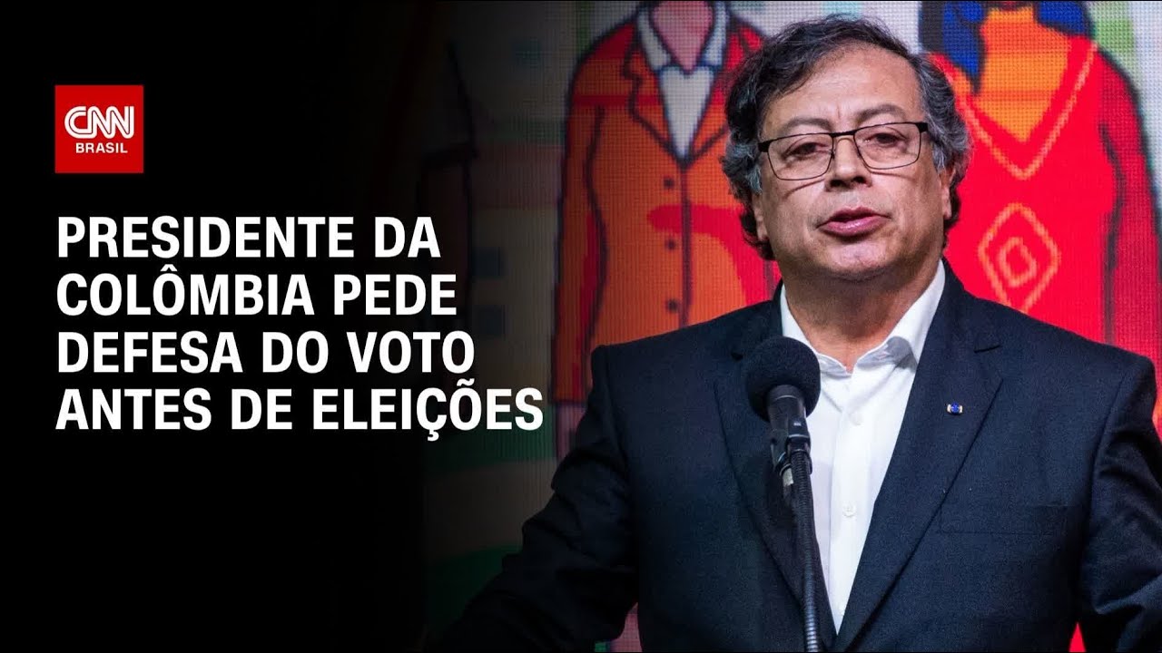 Eleições na Colômbia: Gustavo Petro pede defesa do voto a apoiadores | AGORA CNN