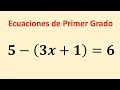 Ecuaciones con signos de agrupación 01