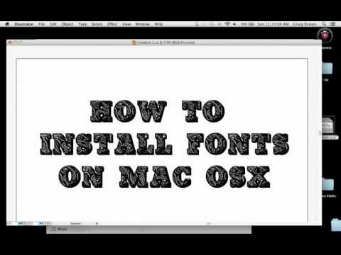 how to locate fonts on mac