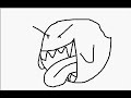 me drawing king boo