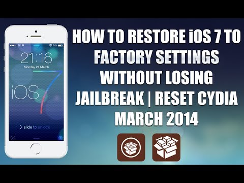 how to remove jailbreak without restoring
