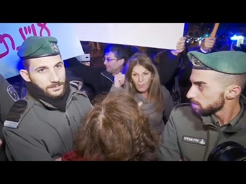 Israel: Kundgebungen fr und gegen Ministerprsiden ...