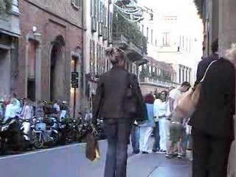 people in Milano, Via Monte Napoleone