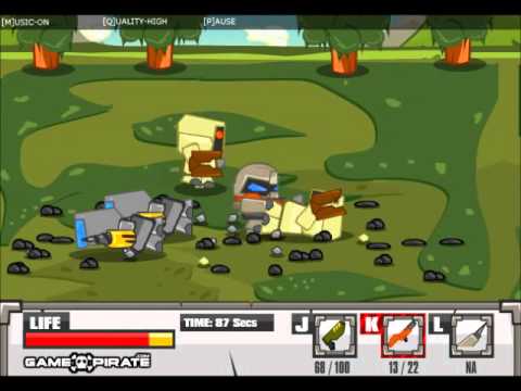Heavy Pawnage - Flash Game - Gameplay