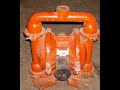 Wilden M4 1.5'' cast iron diaphragm pump, air operated.