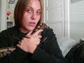 Me with Mr. Slithers