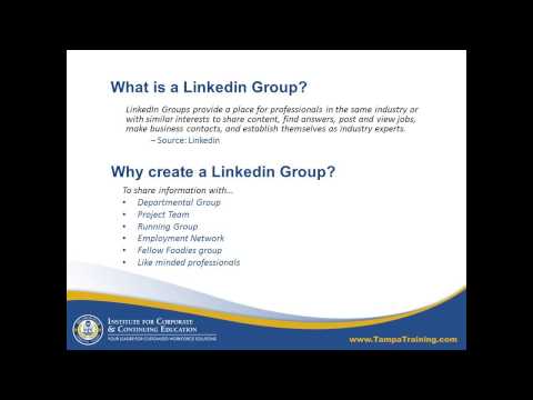 how to create a group on linkedin