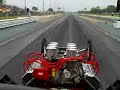 drivers view down drag strip!!!