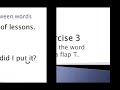 Topic: pronunciation of T in American English. I focus on the 