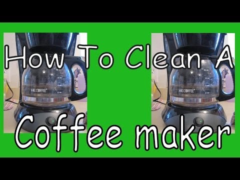 how to clean a coffee maker with vinegar