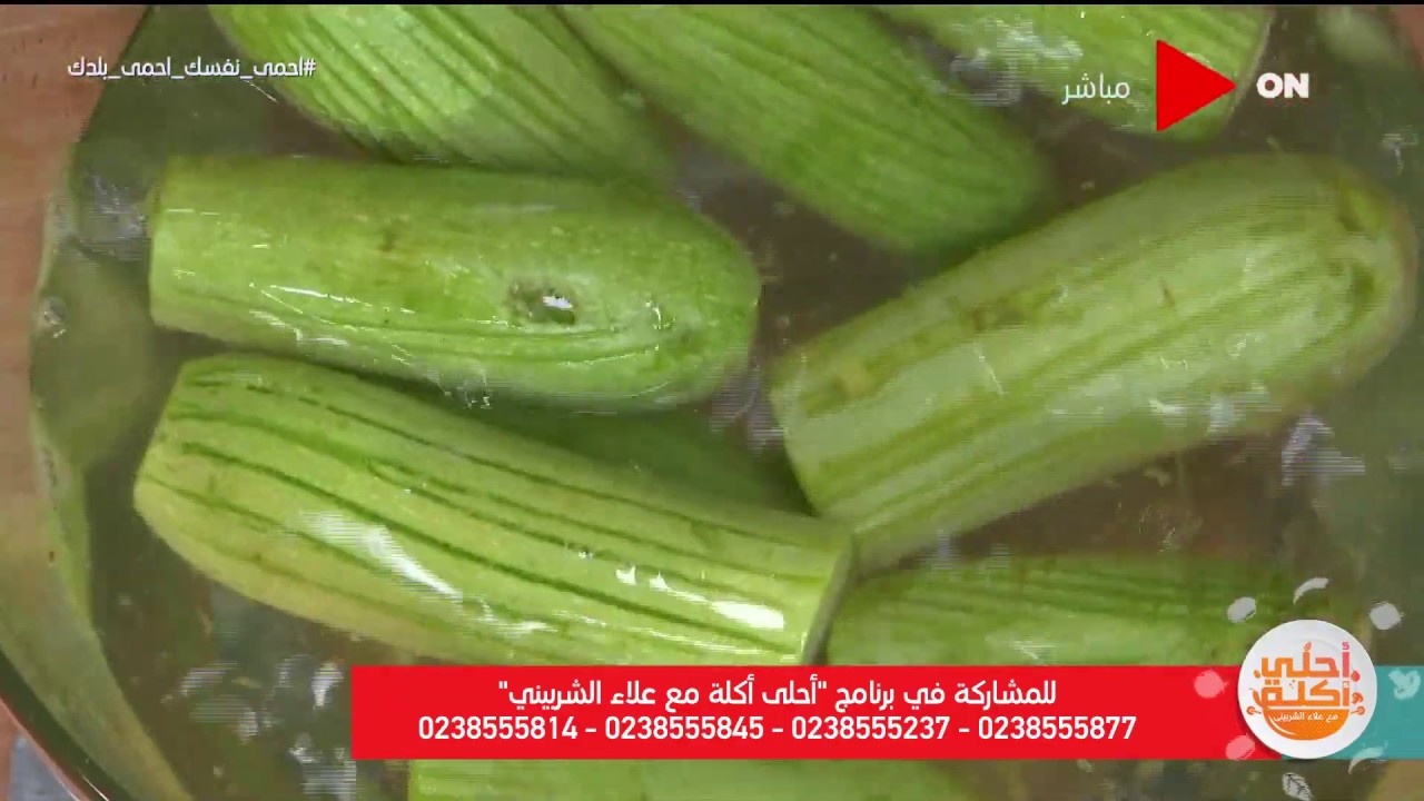 طريقة عمل "كوسة محشية باللحمة المفرومة"