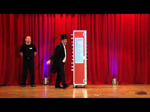 Amazing Magic RedBox - Cabinet Illusion by Markus magician