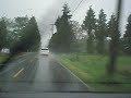 The backroads, in the RAIN