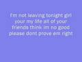 Ne-yo ft Jennifer Hudson - Leaving Tonight  with lyrics