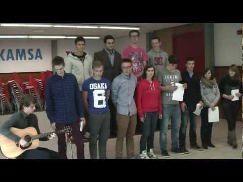 kamsa - Klas 6LOSPA, finalisten van gedichtendag 2013 op Campus KAMSA.