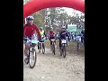 Partenza alla cavallerizza della 6h morenica, gara di Mountain Bike, Vialfrè (TO), 21  ottobre 2007.