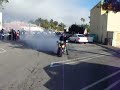 BURN OUT IN PARKING LOT ZX10R