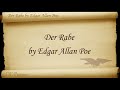 translated by theodor etzel. classic literature videobook with synchronized text, interactive transcript, and closed captions in multiple languages. audio courtesy of librivox. ready by mccavity. playlist for the raven by edgar allan poe: www.youtube.com