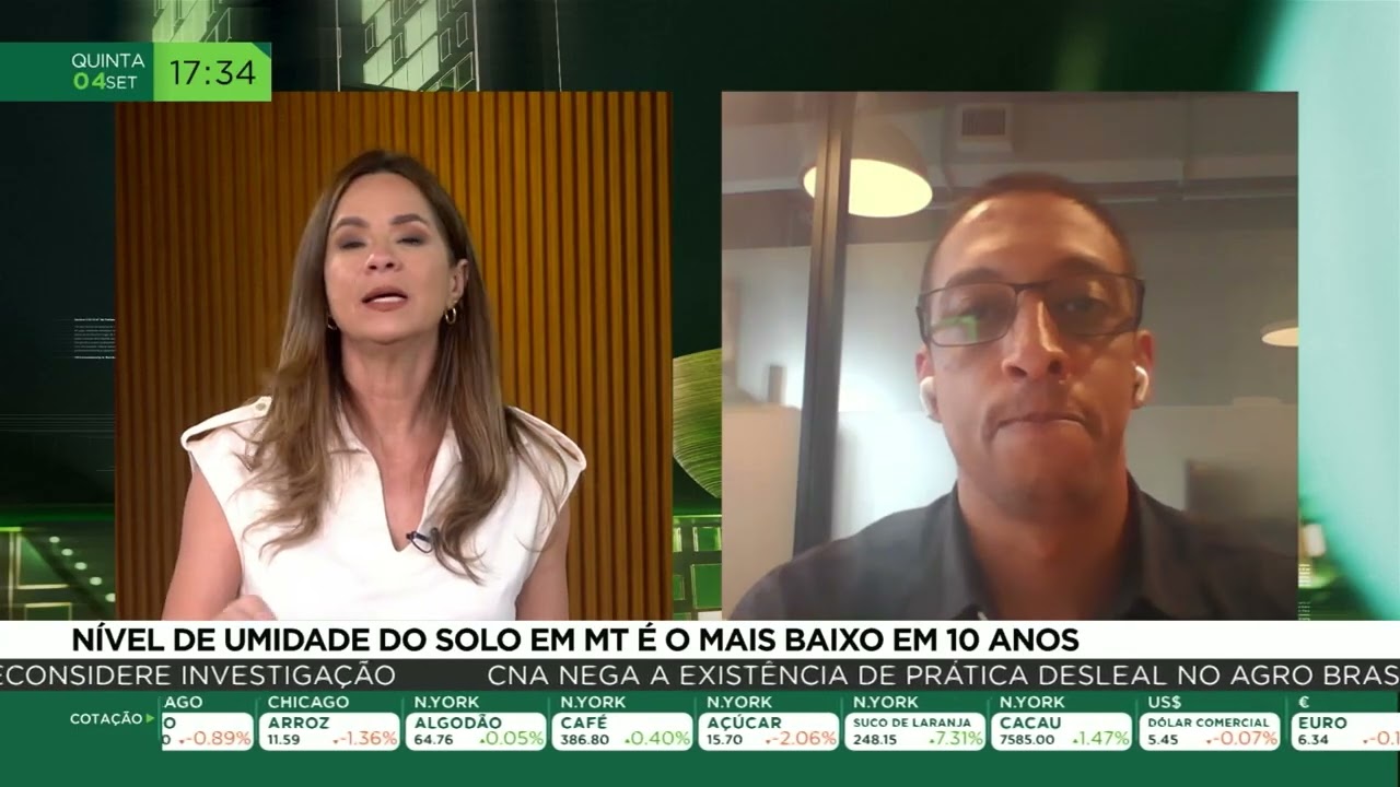 Nível de umidade do solo em MT é o mais baixo em 10 anos