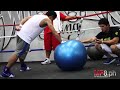 Manny Pacquiao - Manny does Strength Exercises with Alex Ariza