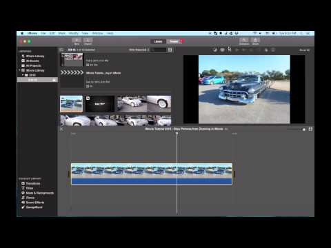 how to eliminate zoom in imovie