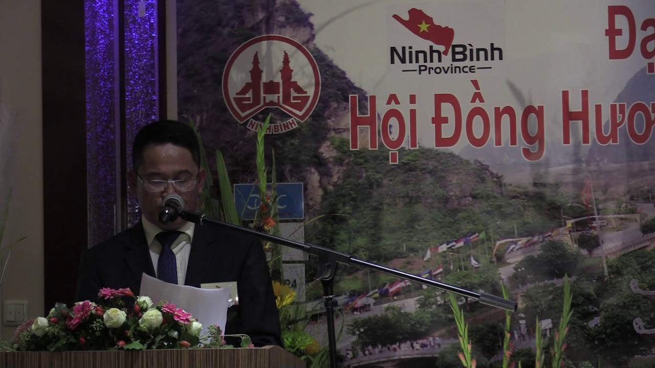 ANH QUANG ANH PHÁT BIỂU KHAI MẠC ĐẠI HỘI ĐH NINH BÌNH KHÓA IV