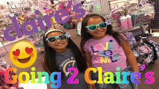 Going to Claire's 
