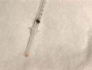 Single-use syringe clip from the movie INJECTION!