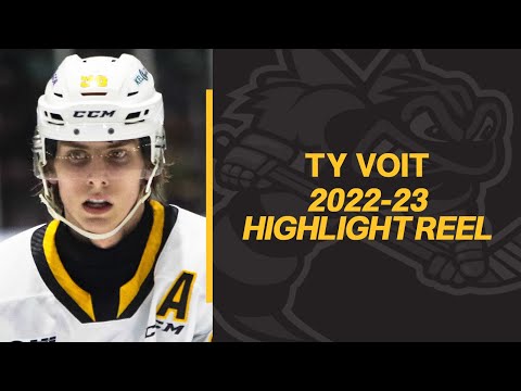  Ty Voit (Sarnia Sting): 2022-23 OHL Highlights 