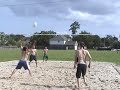 Mike Parrish dominates the volleyball court Mike Parrish dominates the volleyball court
